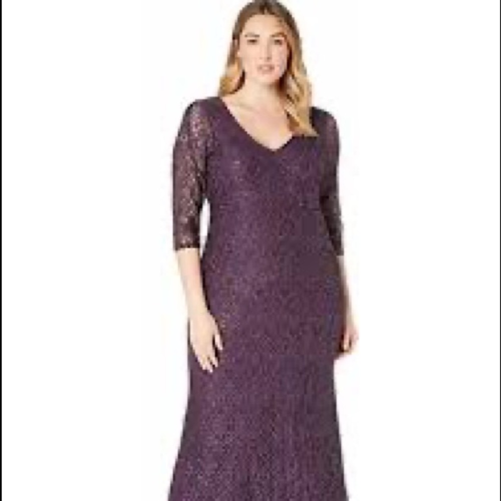 Marina Eggplant purple formal dress
